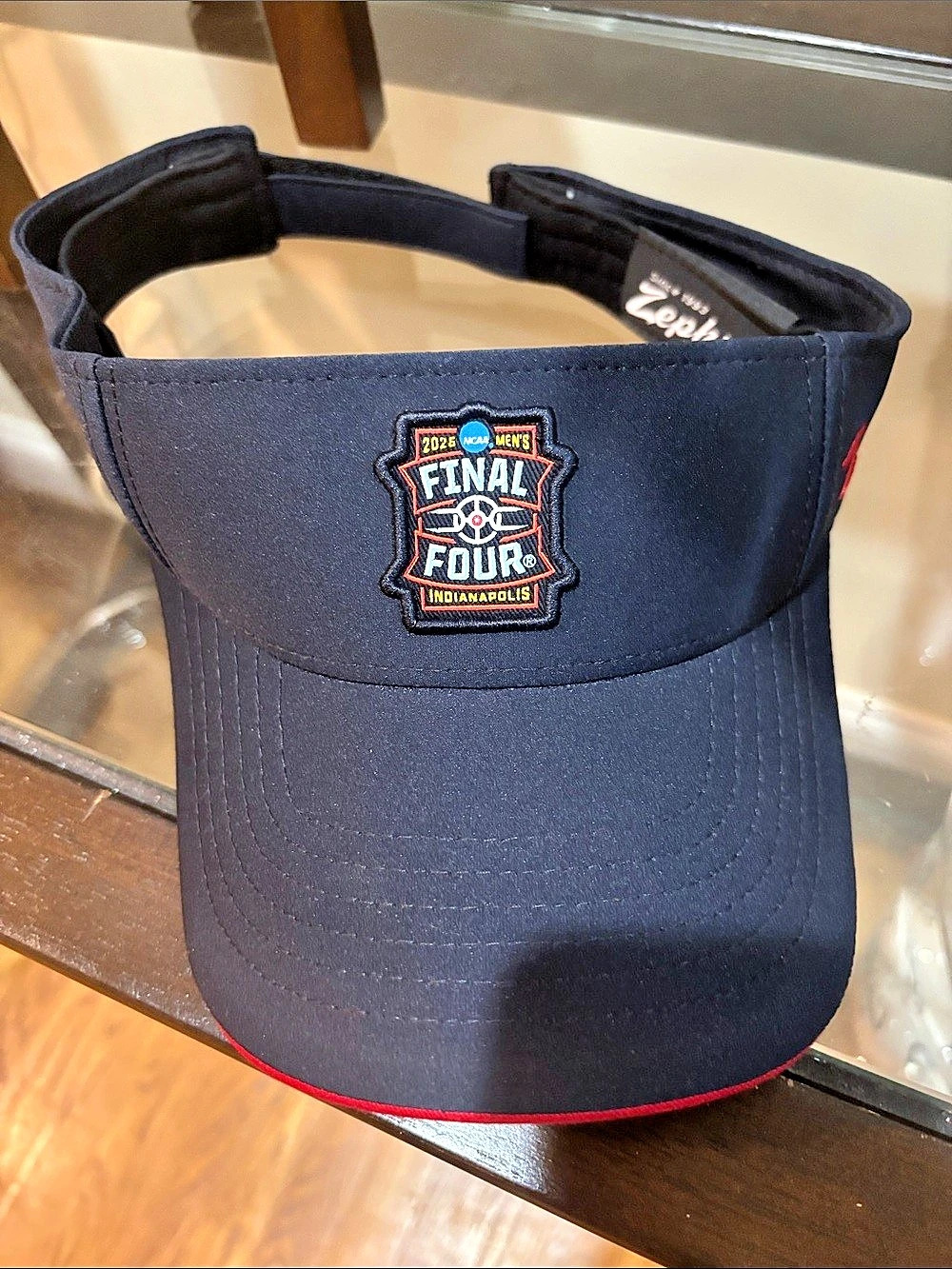 Zephyr 2026 NCAA Men's Final Four Indianapolis Visor Blue & Red
